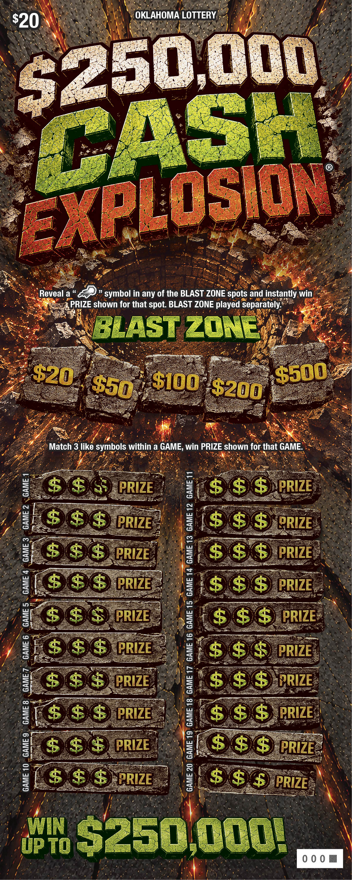 $250,000 Cash Explosion