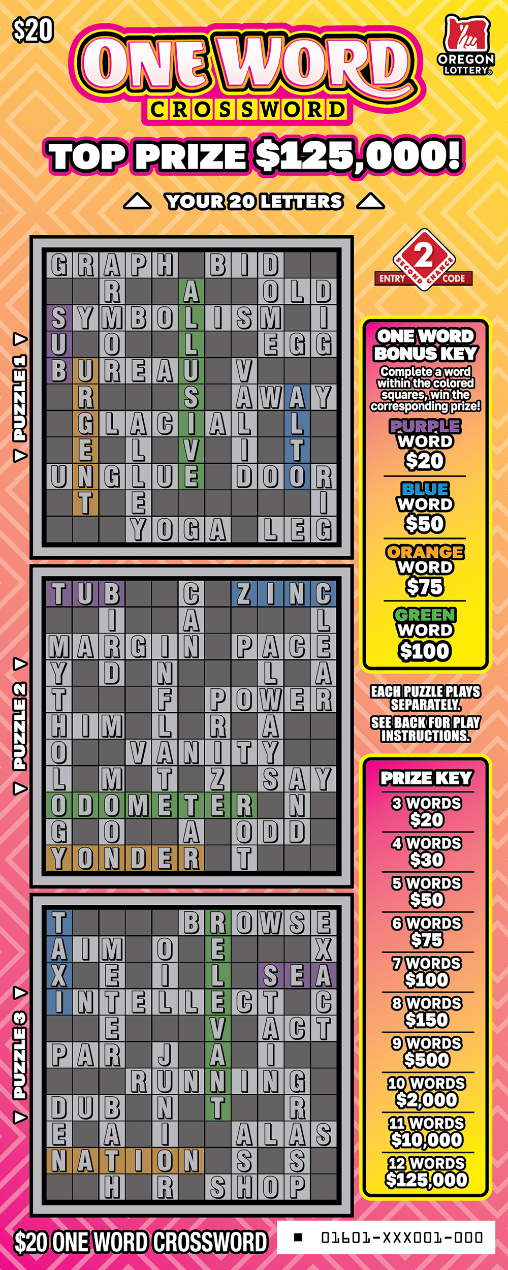One Word Crossword