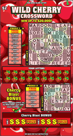 WILD CHERRY CROSSWORD