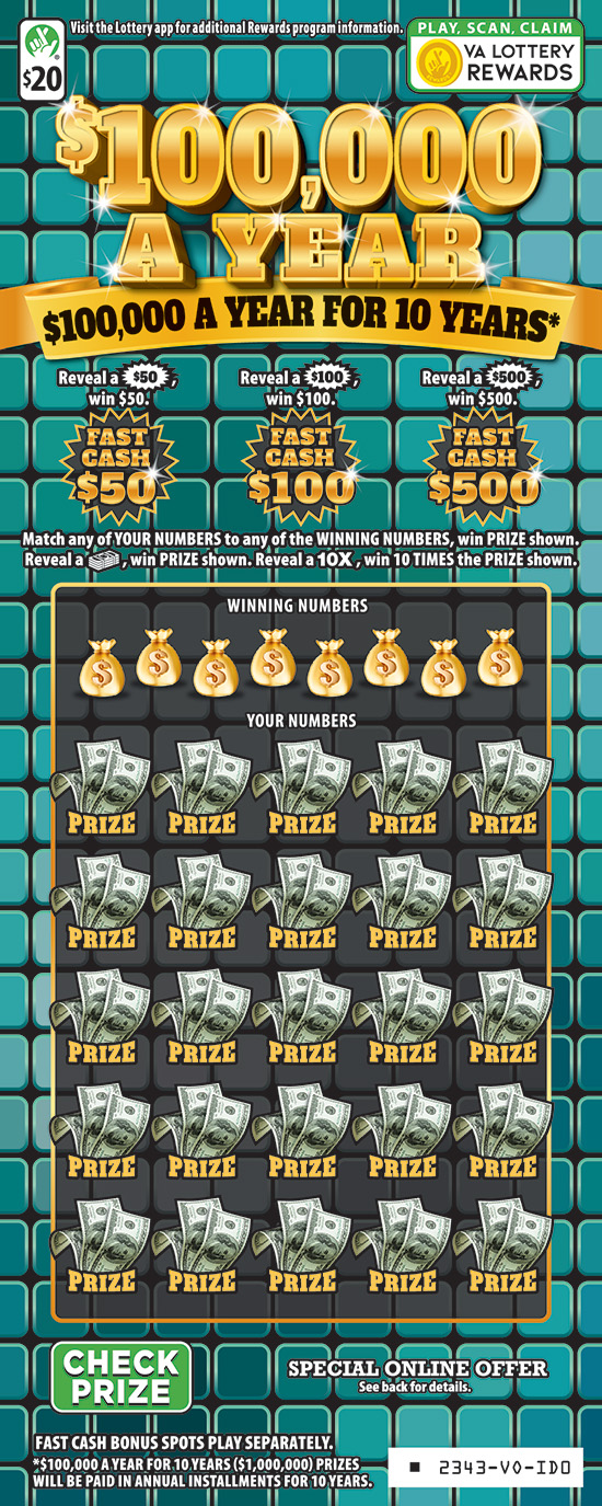 $100,000 A YEAR