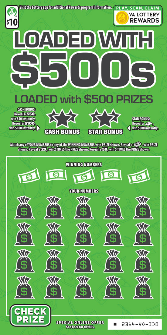 Loaded with $500s