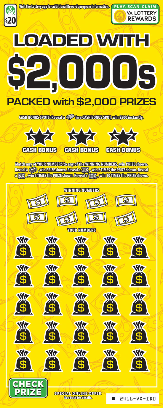 Loaded with $2,000s