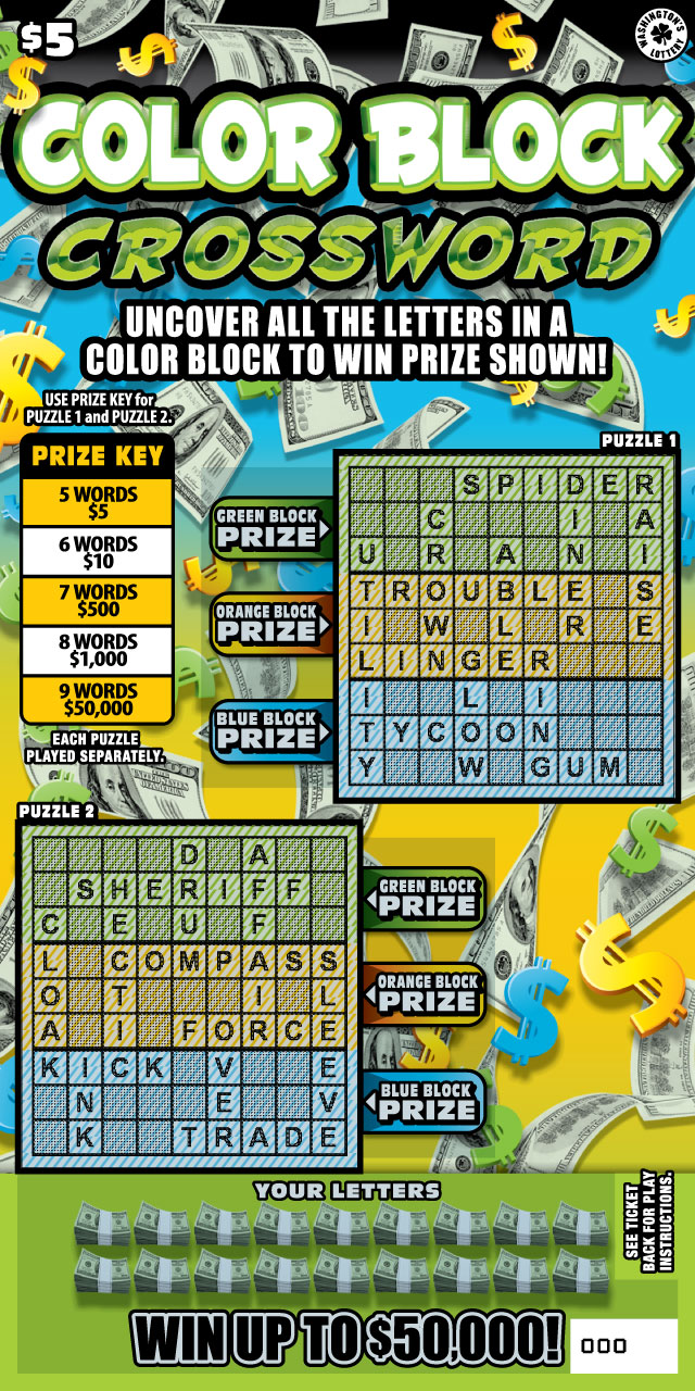 COLOR BLOCK CROSSWORD