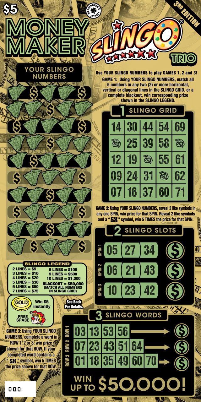 MONEY MAKER SLINGO TRIO 3RD ED